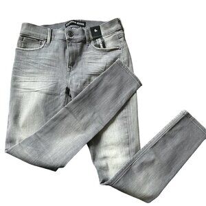 Express Mid Rise Denim Legging Jeans Gray Size 8R NWT